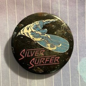 1989 Marvel Comics THE SILVER SURFER Button Pin